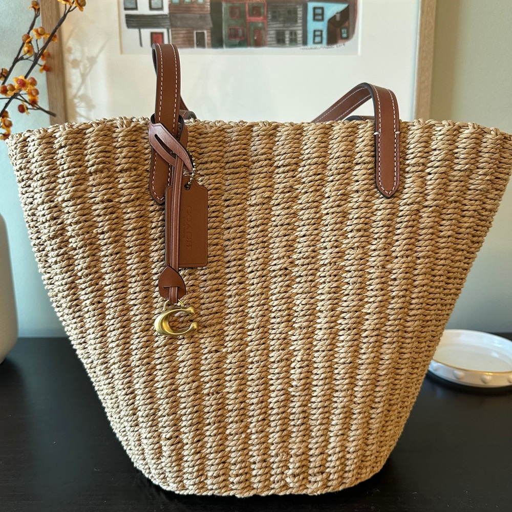 Coach Willow Small straw tote bag
